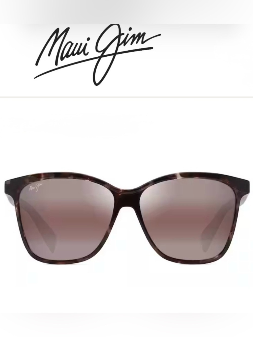 Maui Jim Liquid Sunshine MJ601-04 Maui Rose Polarized Sunglasses 58-14-137 Japan - Picture 2 of 14